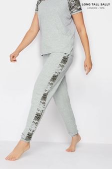 Long Tall Sally Grey Side Stripe Joggers (K86070) | $41