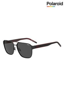 HUGO 1298/S - Navigator Black Sunglasses (K86200) | MYR 810