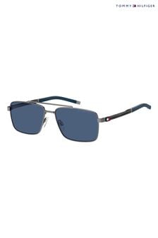 Tommy Hilfiger Grey 2078/S Rectangular Sunglasses (K86221) | $325