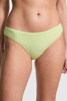Victoria's Secret PINK Lime Cream Green Denim Bikini Knickers (K86342) | kr160