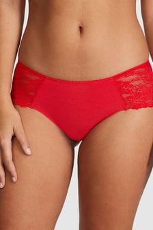 Victoria's Secret PINK Red Pepper Lace Trim Hipster No Show Knickers (K86382) | kr117