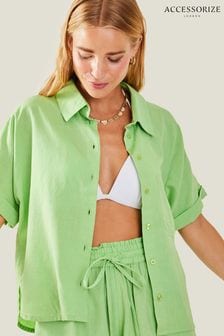 Accessorize Green Beach Shirt (K86463) | $77