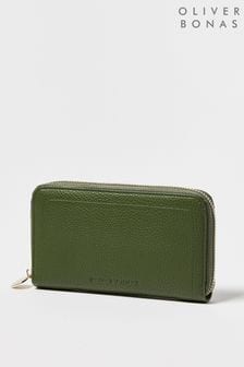 محفظة خضراء بسحاب Maddie​​​​​​​ من Oliver Bonas (K86464) | 191 ر.س