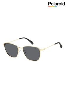 Polaroid Gold Tone 4159/G/S/X Rectangular Sunglasses (K86738) | MYR 390