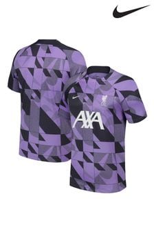 Nike Purple Liverpool Academy Pro Pre Match FootBall Shirt (K87072) | €86