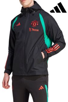 adidas Black Manchester United Training All-Weather Jacket (K87319) | 396 QAR