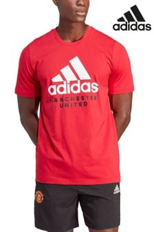 adidas Red Manchester United DNA Graphic T-Shirt (K87339) | SGD 54