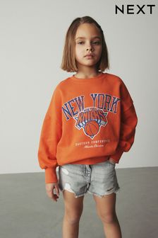 Orange New York Knicks NBA - ライセンス スウェットシャツ (3～16 歳) (K87609) | ￥3,120 - ￥4,160