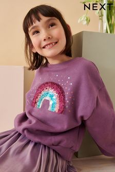 Girls Sequin Sweatshirtsandhoodies Next Oman