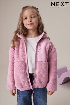 Girls Jackets Pink Zip Through Short Casual Next Luxembourg