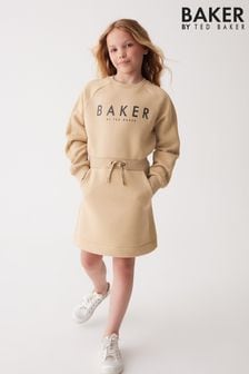 Песочный - Baker By Ted Baker Quilted Sweat Dress (K88210) | €44 - €54