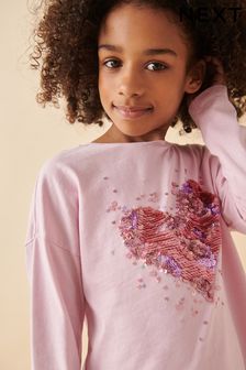 Girls Pink Tops Long Sleeve Pink Tops Next Ireland