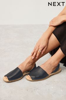 Black Regular/Wide Fit Beach Sandals (K88549) | $58