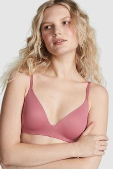 Victoria's Secret PINK Soft Begonia Pink Non Wired Lightly Lined Bra (K89059) | €33