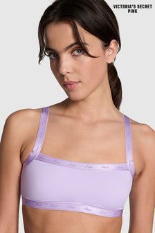 Victoria's Secret PINK Pastel Lilac Purple Soft Stretch Logo Scoop Bralette (K89111) | €27