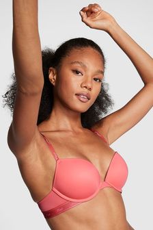 Victoria's Secret PINK Crazy For Coral Pink Super Push Up Bra (K89151) | €38