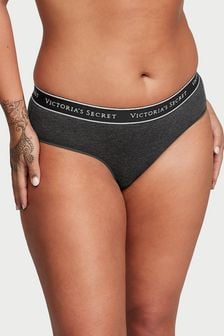 Victoria's Secret Charcoal Heather Grey Hipster Logo Knickers (K89156) | €13