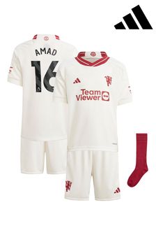 طقم فريق Manchester United الثالث 2023-24 من Adidas - طقم للأطفال الصغارAmad 16 (K89388) | 434 ر.س