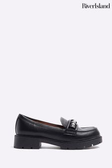 River Island Chunky Snaffle Loafers