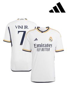 Adidas Real Madrid主場球員版球衣2023-24 - Vini Jr. 7 (K89534) | NT$6,910