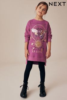 Girls purple jumper top