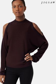 Jigsaw fleece on sale merino raglan jumper
