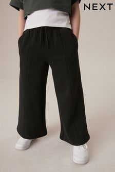 Black Wide Leg Joggers (3-16yrs) (K90305) | $19 - $27