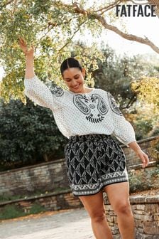 FatFace Natural Imogen Embroidered Blouse (K90379) | €79