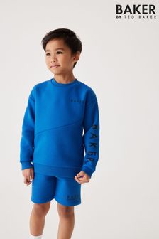 Blau - Baker By Ted Baker Seam Sweatshirt And Short Set (K90602) | 51 € - 62 €