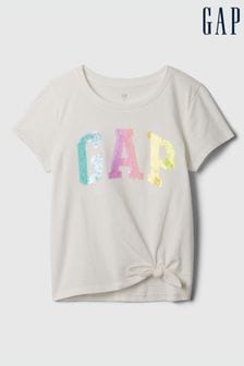 Gap Cream Knot-Tie Graphic T-Shirt (4-13yrs) (K90628) | 18 €