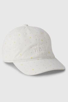 Gap White Kids Print Arch Logo Baseball Hat (K90629) | €11.50