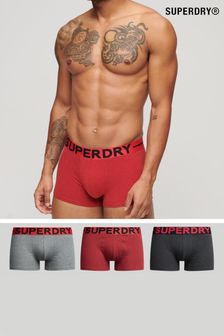 Superdry Red Organic Cotton Trunks 3 Pack (K90869) | 46 €