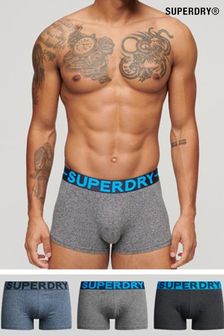 Superdry Cotton Trunks 3 Pack