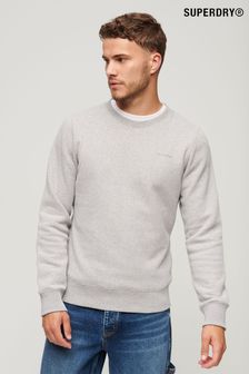 Серый - выбеленный свитшот в винтажном стиле Superdry (K90936) | €84