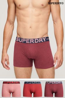 Superdry Red/Pink Organic Cotton Boxer 3 Pack (K90945) | 46 €