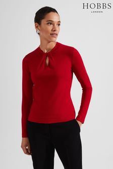 סוודר Effie של Hobbs בצבע אדום (K91049) | ‏347 ‏₪