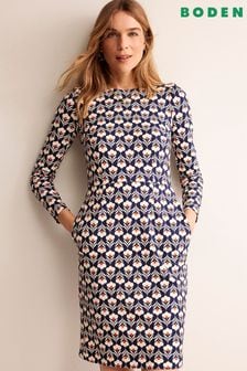 Blau - Boden Petite Penelope Jersey-Kleid (K91101) | 106 €