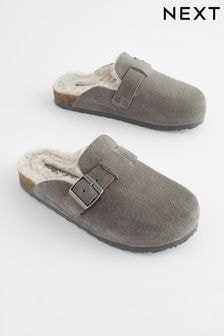 Grey Suede Woven Clog (K91354) | $39 - $51