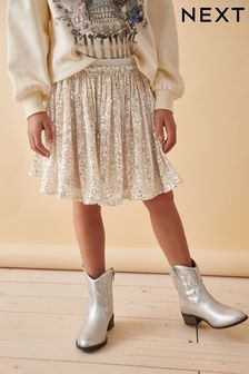 Girls Skirts Sequin Pull On Next Luxembourg