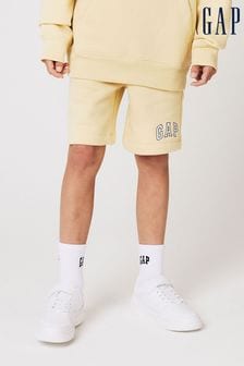 Amarillo - Pantalones cortos de chándal sin cierre con logo de Gap (4-13 años) (K91451) | 17 €