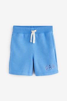 Albastru - Pantaloni scurți sport cu talie elastică și logo Gap (4-13ani) (K91459) | 72 LEI