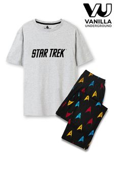 Vanilla Underground Grey Star Trek Mens Licensed Pyjamas (K91466) | 179 SAR