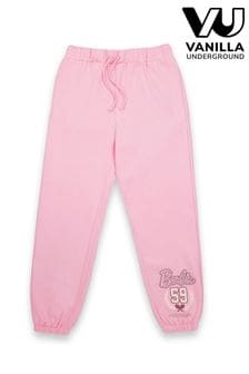 Vanilla Underground Pink Barbie Ladies Licensed Joggers (K91492) | kr480