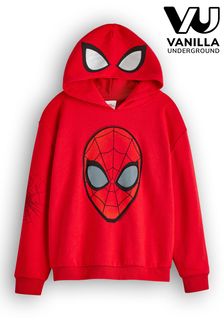 Vanilla Underground Red Boys Spider-Man Hoodie (K91530) | €21.50