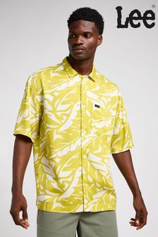 Lee Yellow/White Resort Shirt (K91575) | $87