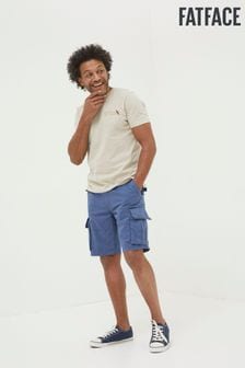 Srednje modra - Lahke kratke hlače z žepi FatFace Bude (K91589) | €52