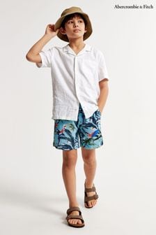 Abercrombie & Fitch plavalne kratke hlače s tropskim potiskom papig  (K91696) | €44