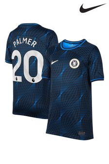 Nike Blue Palmer - 20 Kids Big Dri-FIT Chelsea FC 2023/24 Stadium Away Football T-Shirt Kids (K91938) | €112