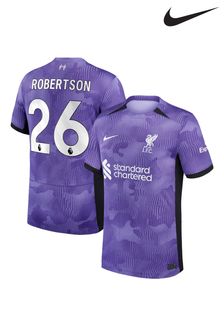 Темно-пурпурный - детская футболка Nike Liverpool Third Stadium 2023-24 (K92053) | €103