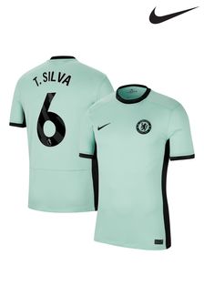 Nike Green Thiago - 6 Chelsea FC Stadium 23/24 Third Football Shirt Womens (K92112) | €125